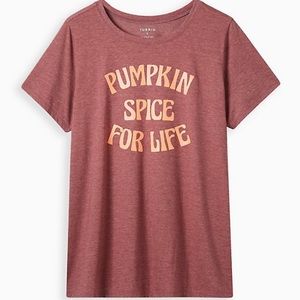 torrid Pumpkin Spice for Life top plus size 2x women